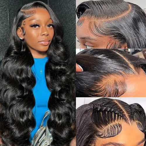 13x6 HD Lace Front Human Hair Wigs 200% Density 40 Inch 13x4 Body Wave Wigs Human Hair Brazilian Lace Frontal Wigs PrePlucked